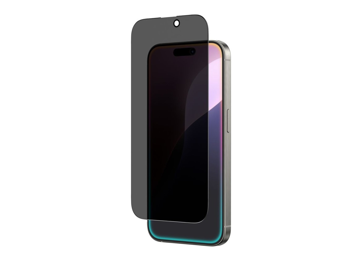 AmazingThing Radix Privacy Glass, cristal templado de privacidad para iPhone 16 Pro Max