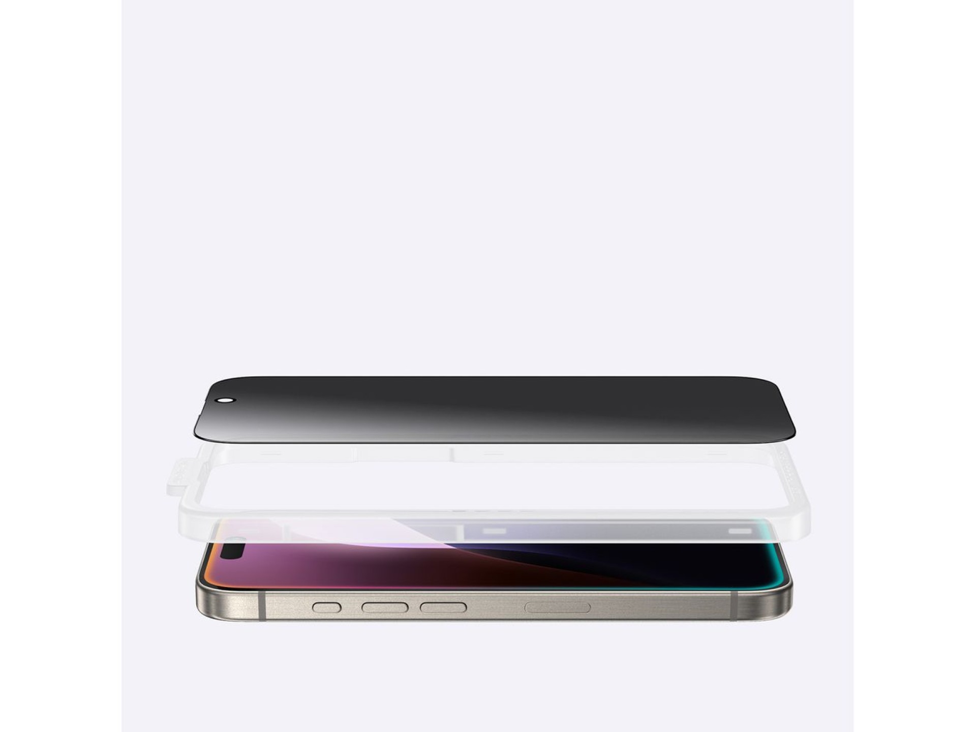 AmazingThing Radix Privacy Glass, cristal templado de privacidad para iPhone 16 Pro Max