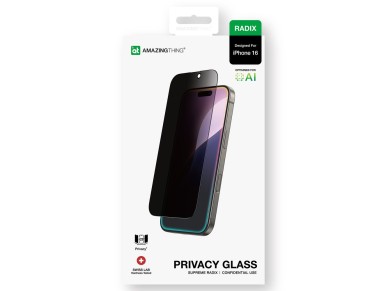 AmazingThing Radix Privacy Glass Privacy Tempered Glass for iPhone 16 AmazingThing Radix Privacy Glass Privacy Tempered Glass for iPhone 16