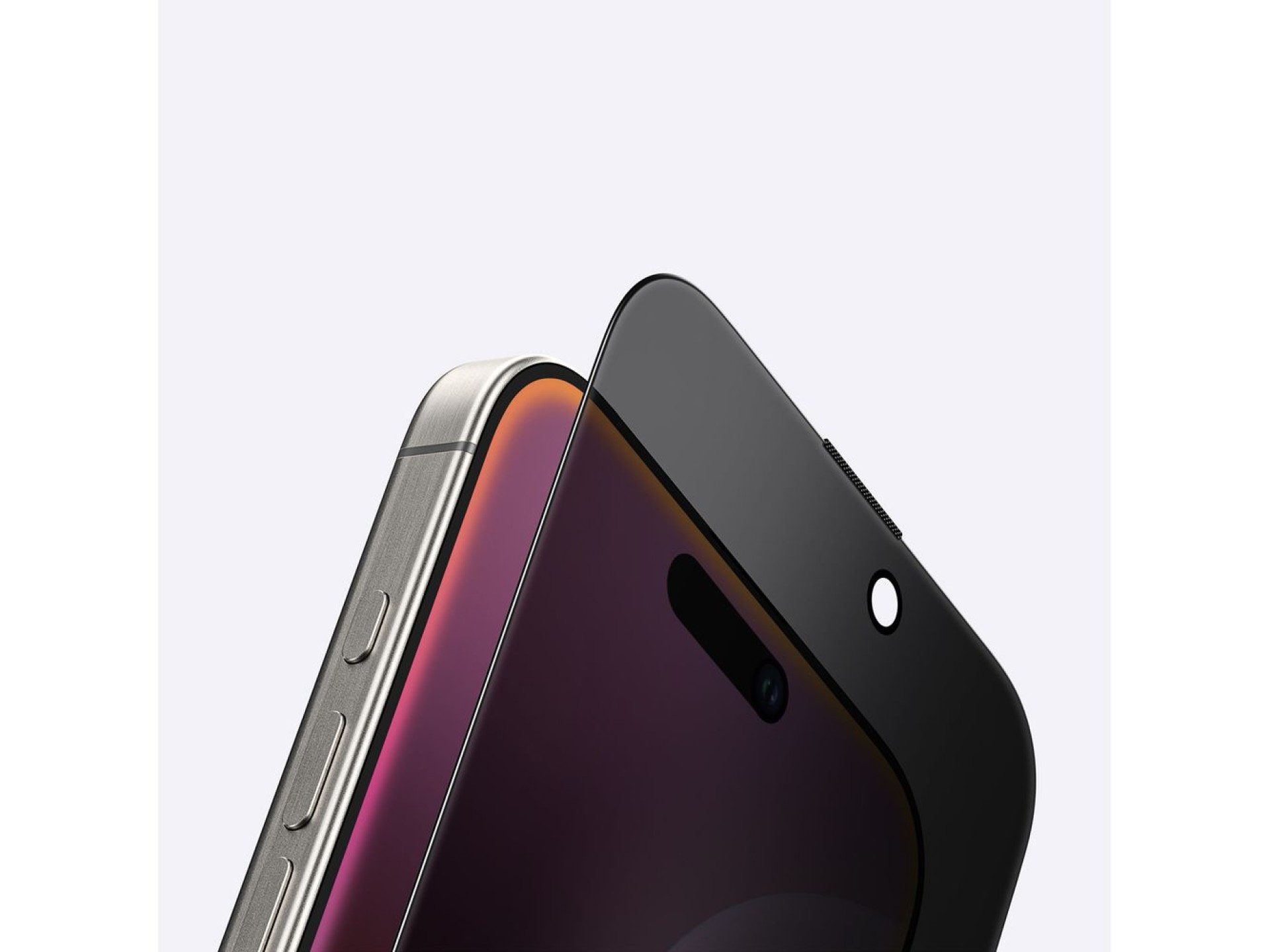 Protector de pantalla de privacidad AmazingThing Titan, cristal templado para iPhone 16 Pro Max