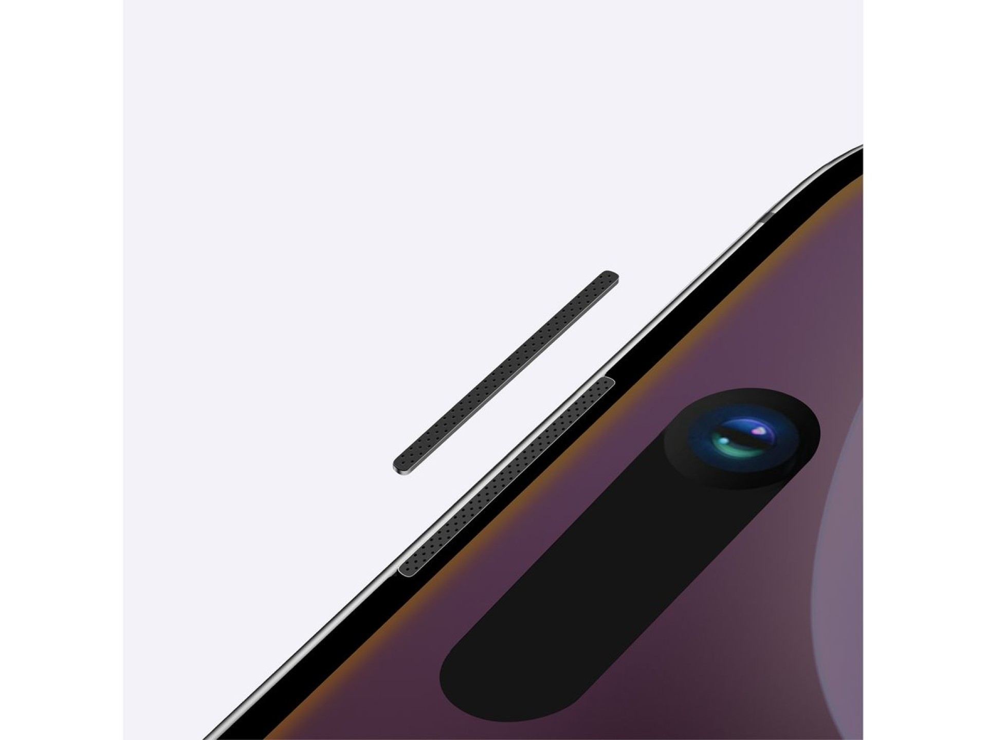 Película de privacidade AmazingThing Titan em vidro temperado para iPhone 16