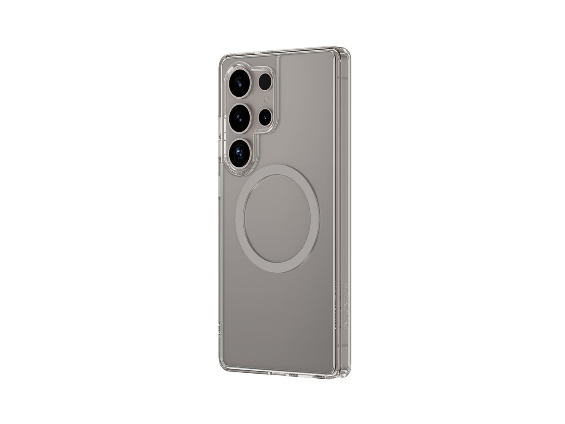 Funda AmazingThing Minimal Mag Case con anillo magnético para Samsung Galaxy S25 Ultra - Gris