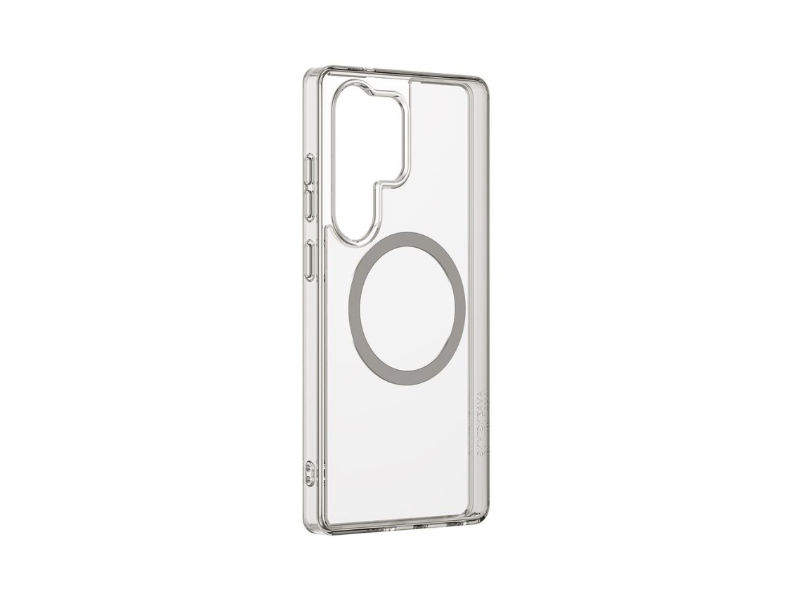 Funda AmazingThing Minimal Mag Case con anillo magnético para Samsung Galaxy S25 Ultra - Gris