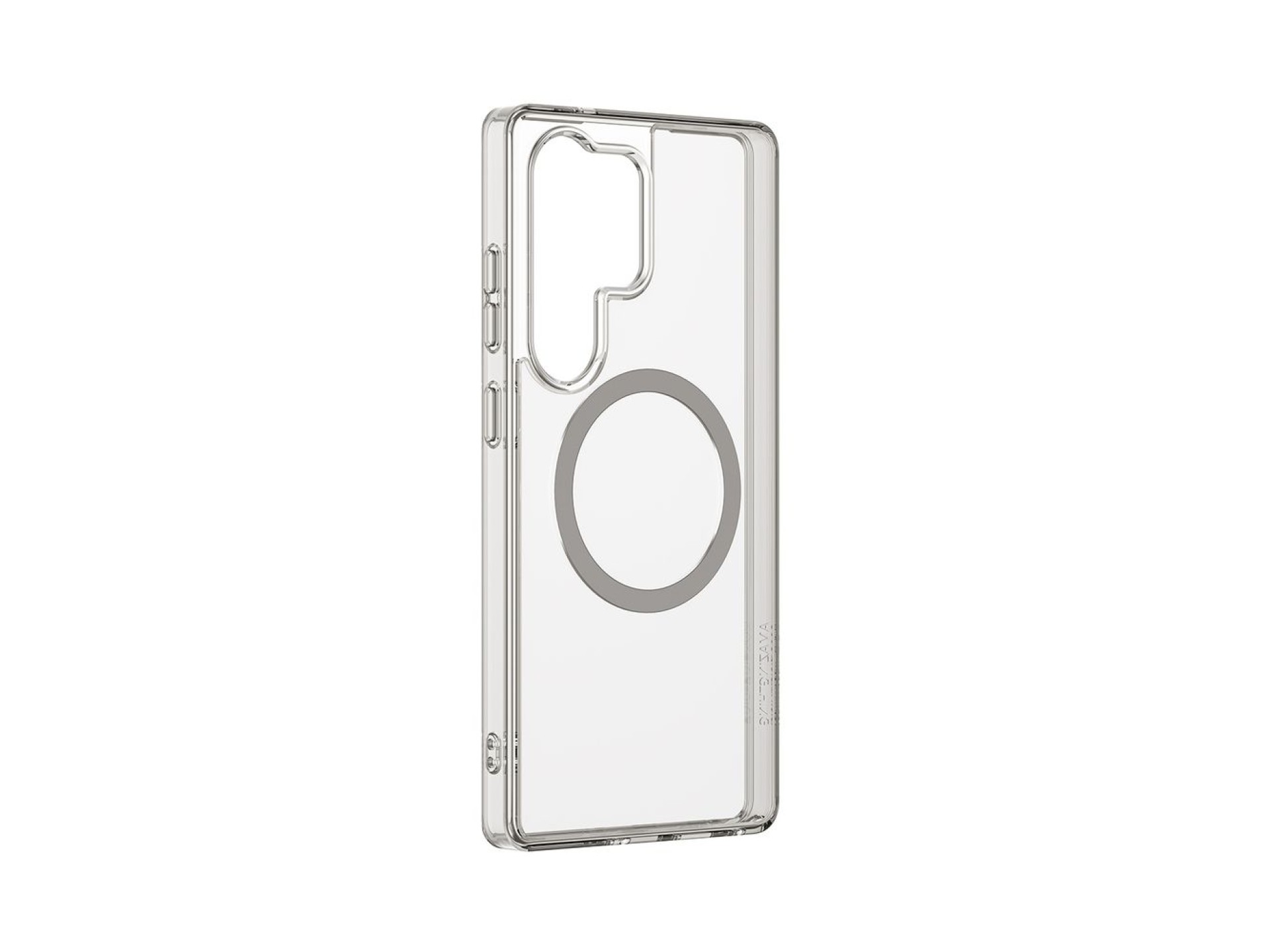 Funda AmazingThing Minimal Mag Case con anillo magnético para Samsung Galaxy S25 Ultra - Gris