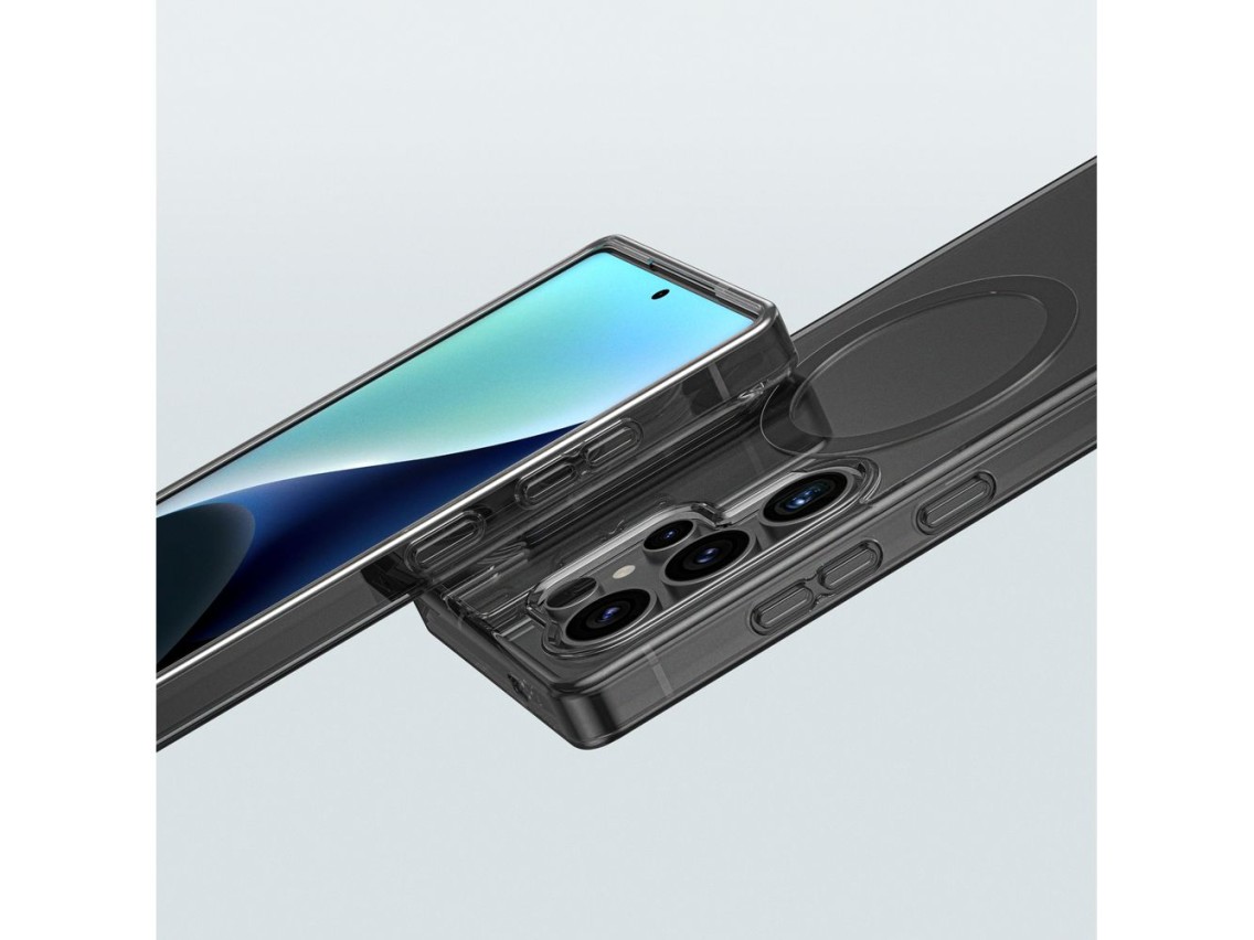 Capa AmazingThing Minimal Mag com Anel Magnético para Samsung Galaxy S25 Ultra - Preta