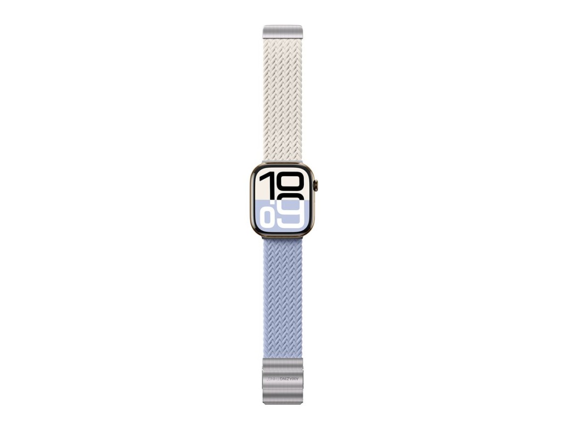 Juego de 2 correas AmazingThing Blend para Apple Watch de 45/46/49 mm - Azul espacial/Estelar