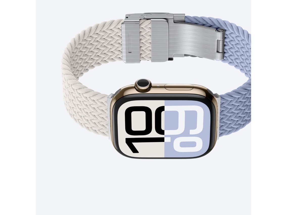 Juego de 2 correas AmazingThing Blend para Apple Watch de 45/46/49 mm - Azul espacial/Estelar