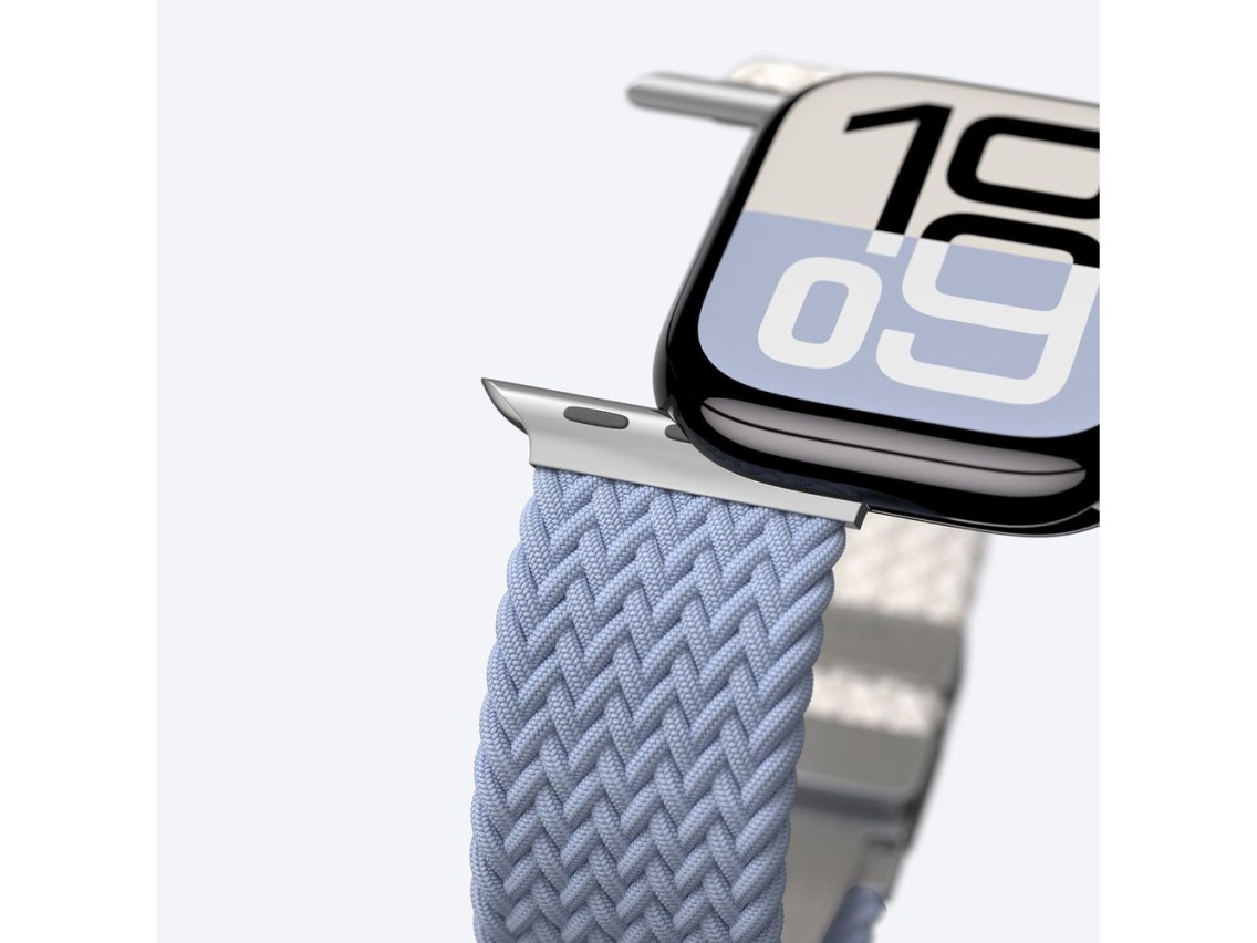 Juego de 2 correas AmazingThing Blend para Apple Watch de 45/46/49 mm - Azul espacial/Estelar