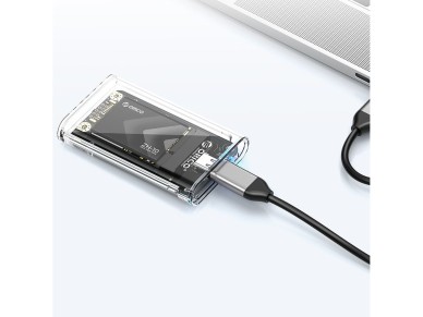 Orico TC10-MS MSATA USB-C 3.2 5Gb/s Disk Cartridge - Transparent