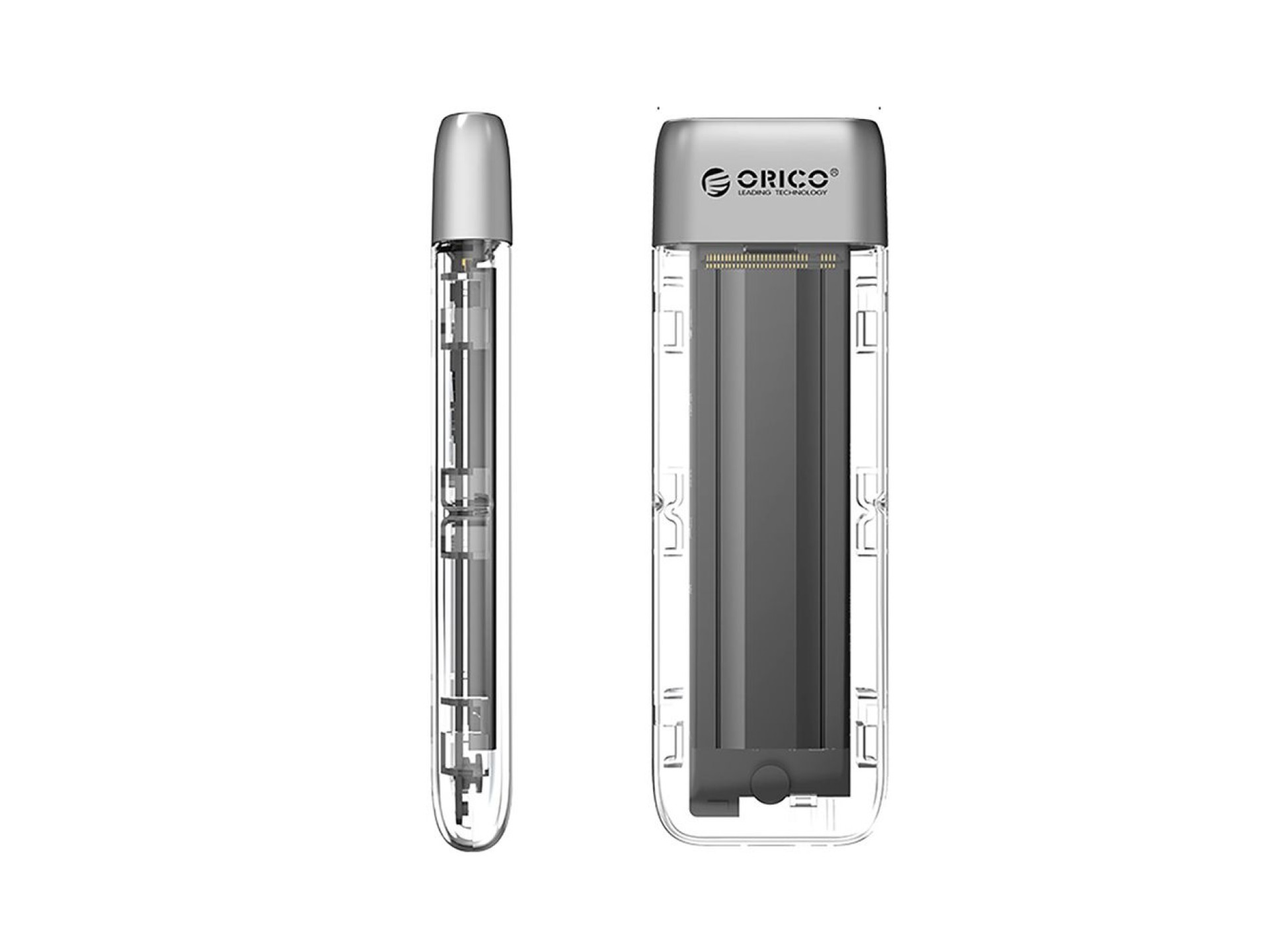 Unidade de disco Orico TXM2-C3 M.2 NVME USB-C 3.2 10Gb/s - Cinza