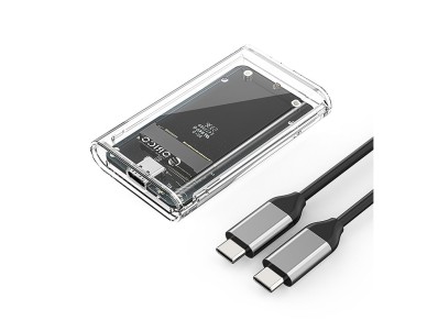 Orico TC10-MS MSATA USB-C 3.2 5Gb/s Disk Cartridge - Transparent