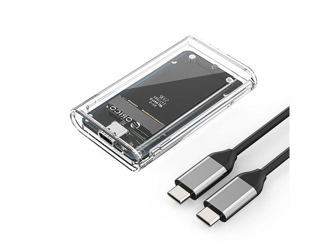 Orico TC10-MS MSATA USB-C 3.2 5Gb/s Disk Cartridge - Transparent