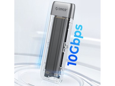 Unidade de disco Orico TXM2-C3 M.2 NVME USB-C 3.2 10Gb/s - Cinza