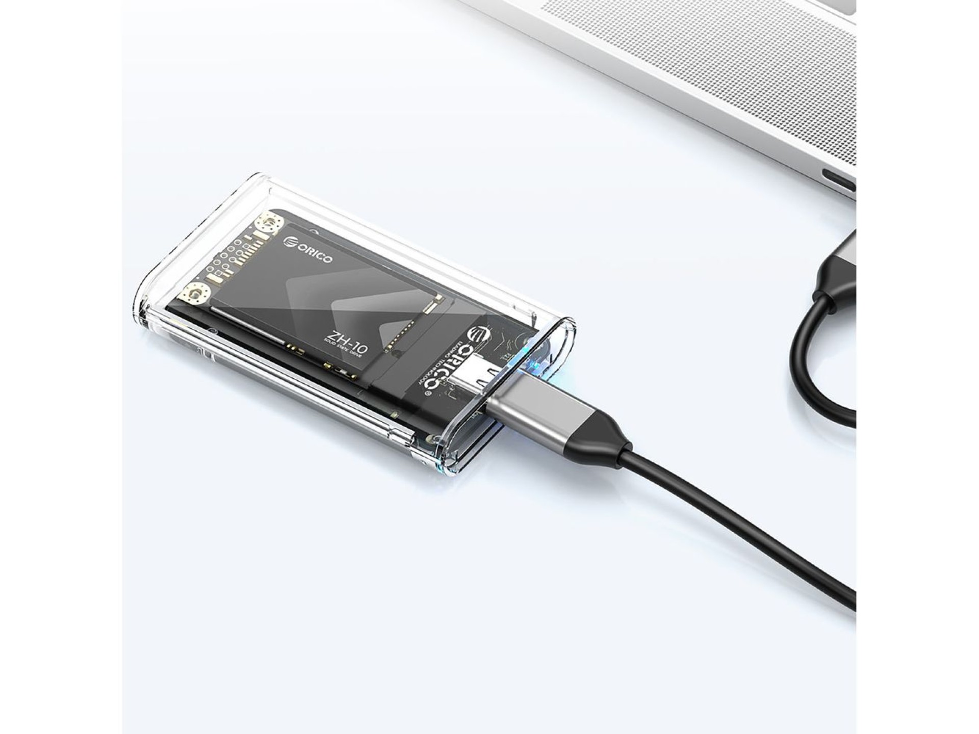 Orico TC10-MS MSATA USB-C 3.2 5Gb/s Disk Cartridge - Transparent