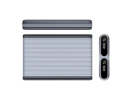 Adaptador doble para discos Orico AM2C3-2N para dos unidades M.2 NVMe USB-C 3.2 de 10 Gb/s - Gris