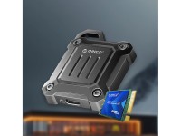 Bah�a t�ctica reforzada para discos duros Orico XAM2 M.2 2230 USB-C 3.2 - Negra