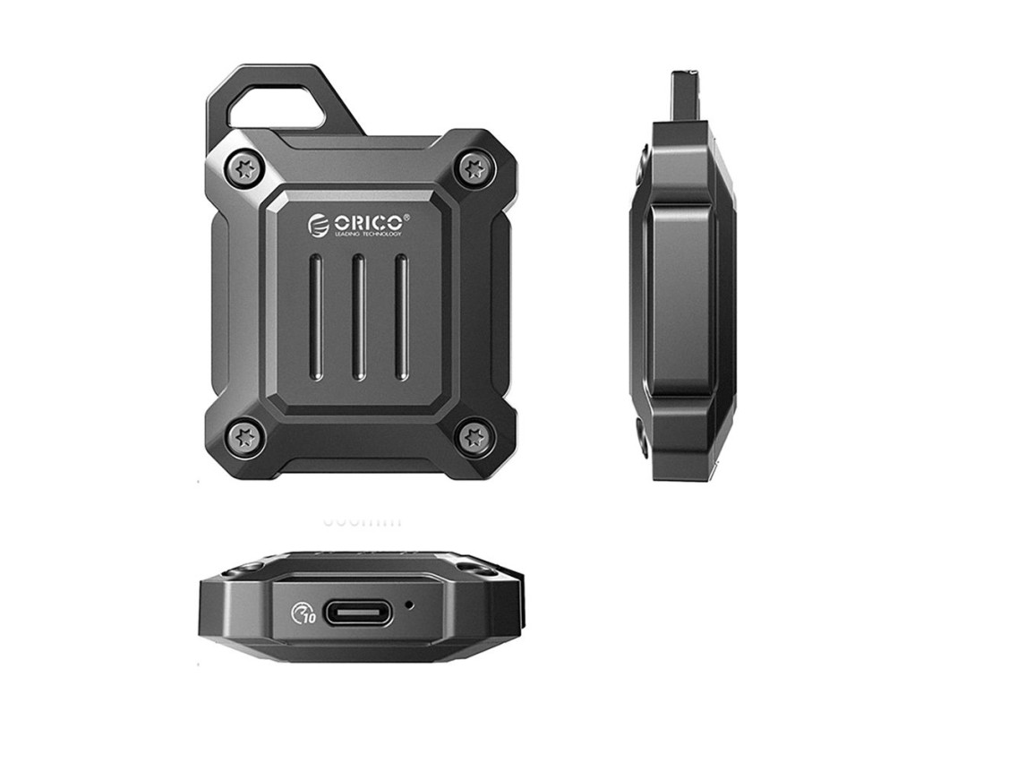 Bah�a t�ctica reforzada para discos duros Orico XAM2 M.2 2230 USB-C 3.2 - Negra