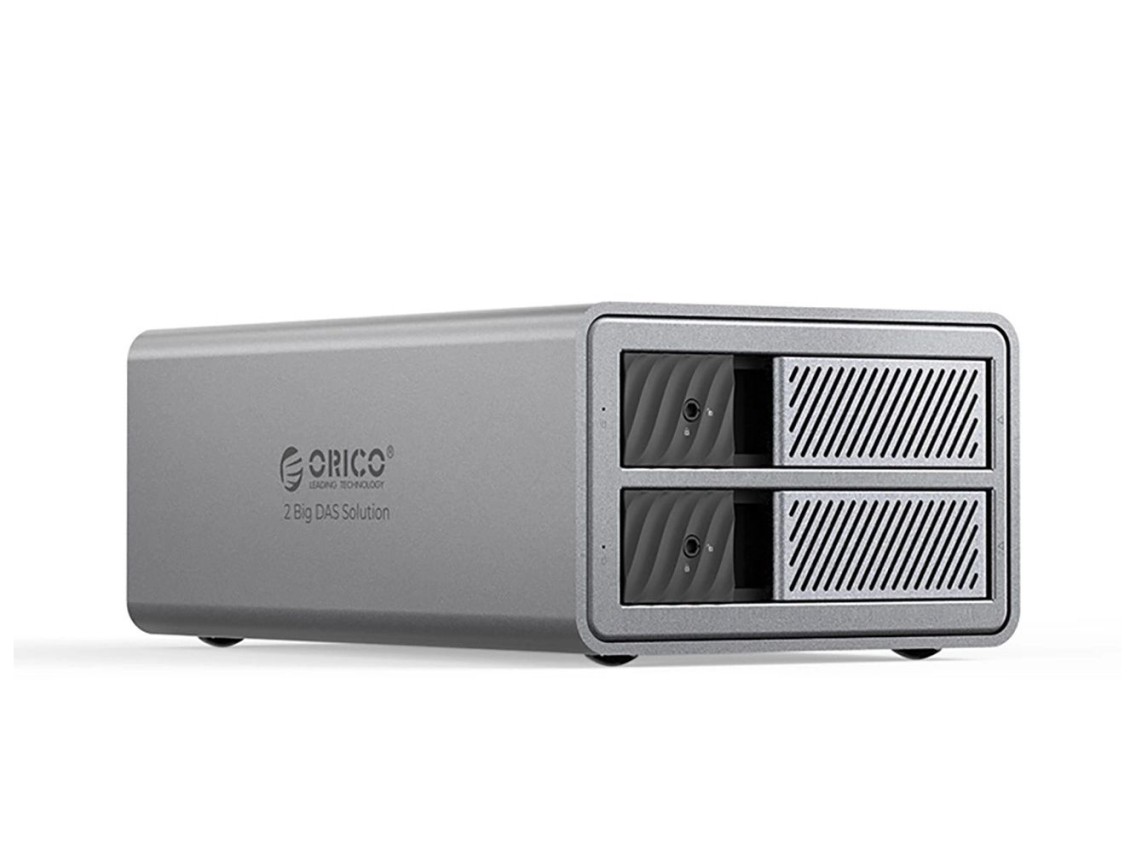 Orico 9828RU3 2 Big DAS Solution ProRAID Disk Array para 2 unidades SATA HDD/SSD de 2,5"/3,5" com co