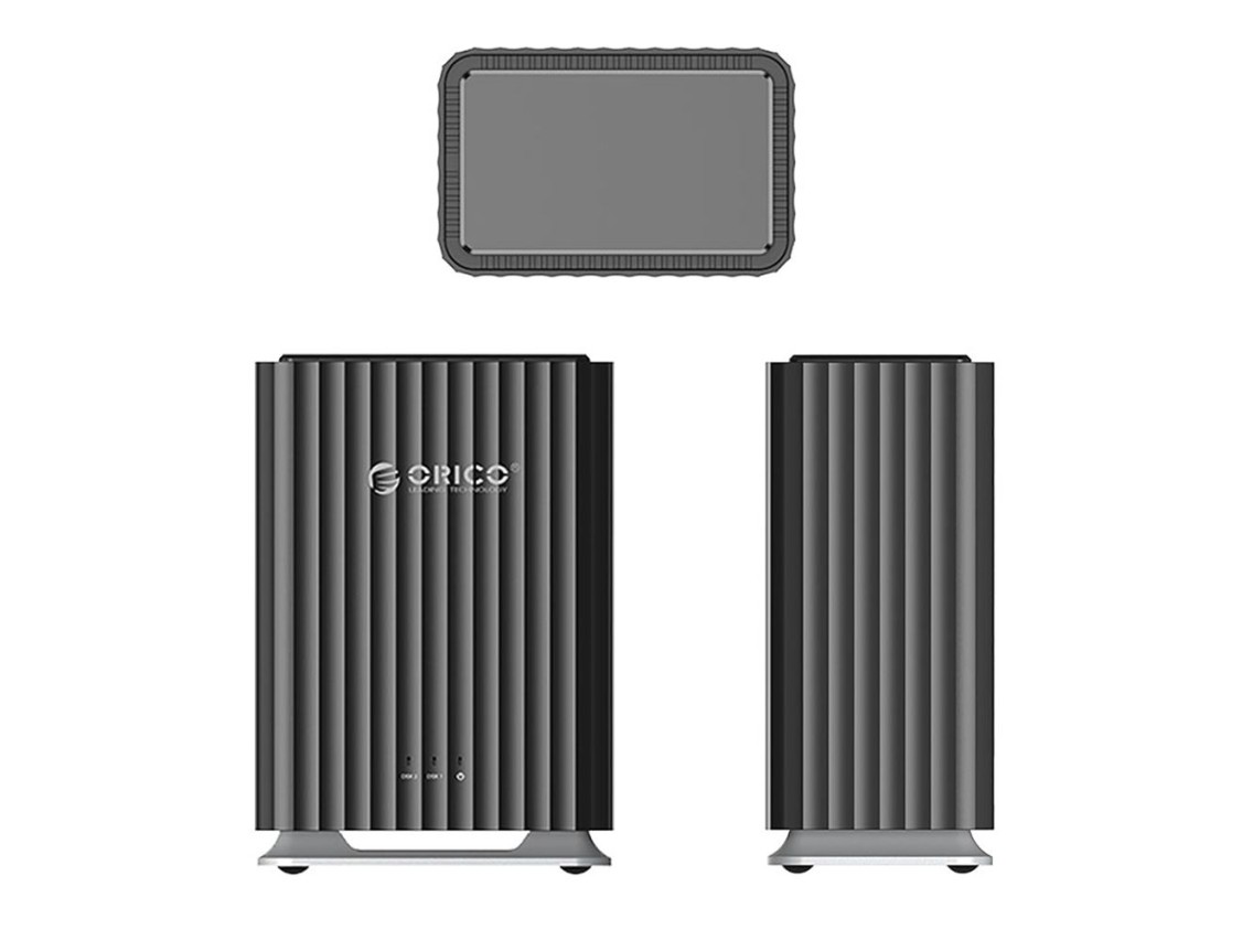 Orico 9728C3 Dual-Big DAS Solution para 2 x 2,5" HDD/SSD / 3,5" HDD - Preto