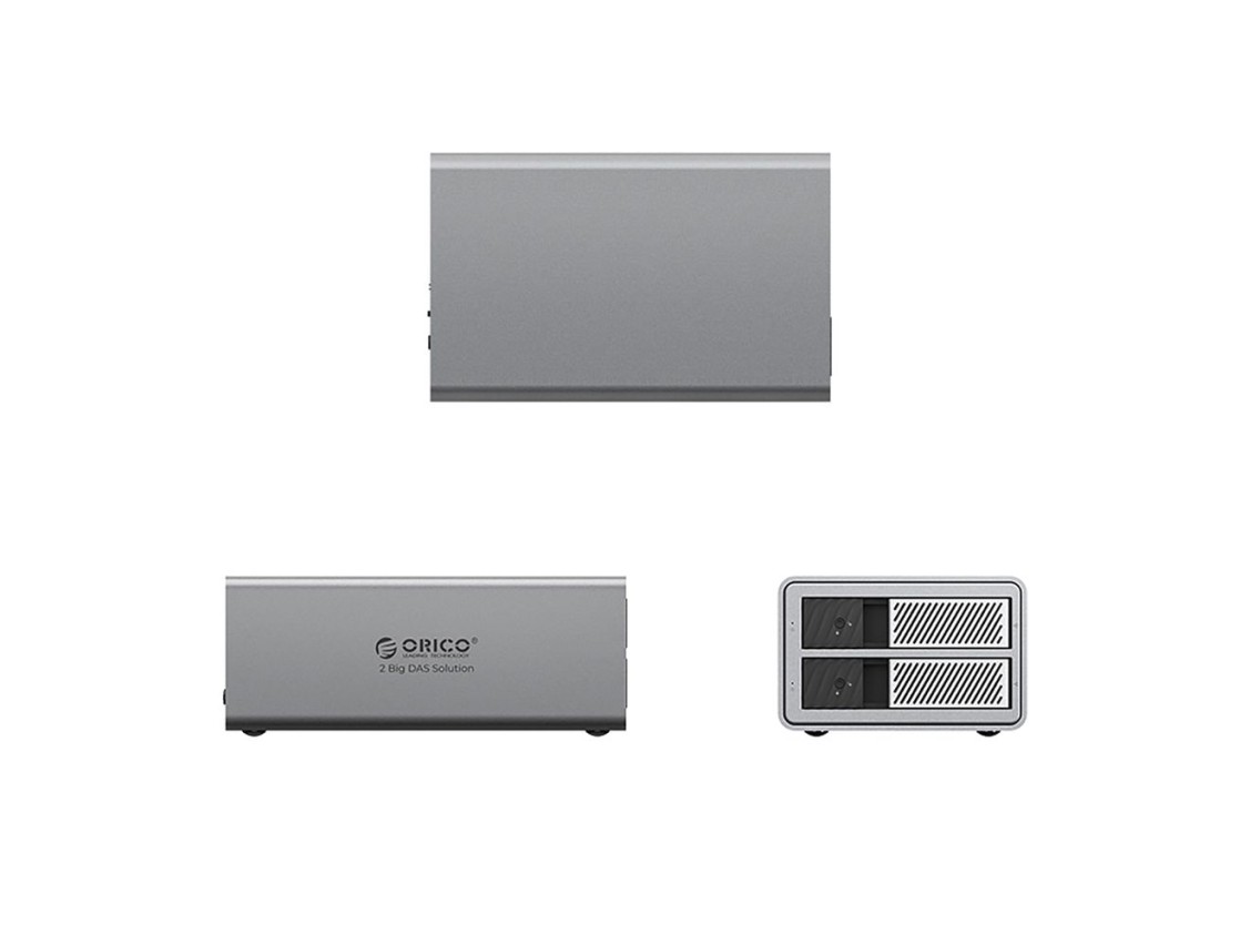Orico 9828RU3 2 Big DAS Solution ProRAID Disk Array para 2 unidades SATA HDD/SSD de 2,5"/3,5" com co