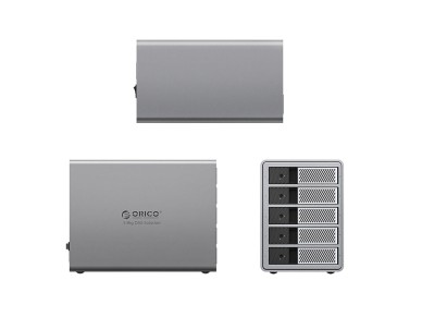 Orico 9858T3 5 Big DAS Solution ProThunder Disk Array com Thunderbolt 3 para 5 HDDs/SSDs SATA de 2,5