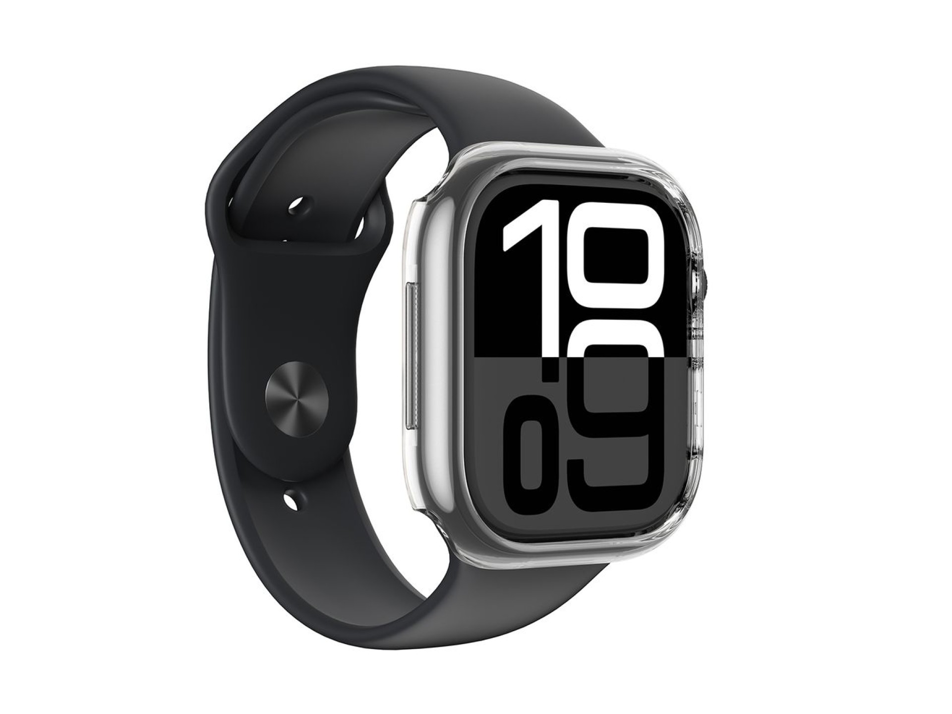Capa minimalista AmazingThing para Apple Watch 46mm - Transparente