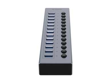 Orico BT2U3-13AB Hub 13x USB-A 3.0 with switches - gray