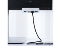 Orico MH4PU Hub Clamp-Mounted 4x USB-A 3.0 - Silver Orico MH4PU Hub Clamp-Mounted 4x USB-A 3.0 - Silver
