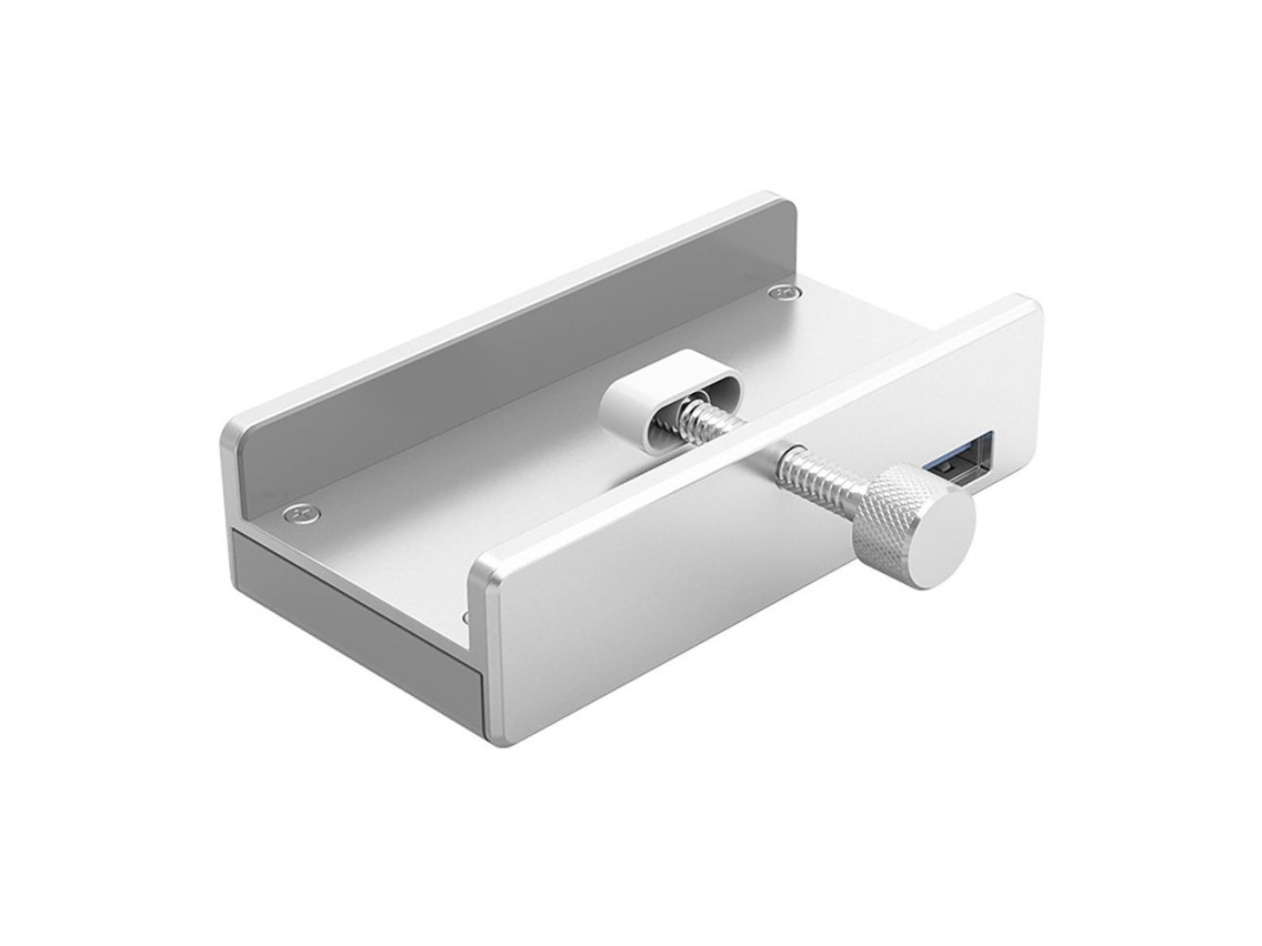 Orico MH4PU Hub Clamp-Mounted 4x USB-A 3.0 - Silver