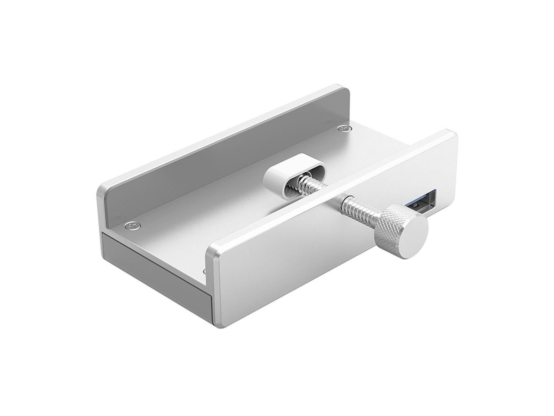 Orico MH4PU Hub Clamp-Mounted 4x USB-A 3.0 - Silver