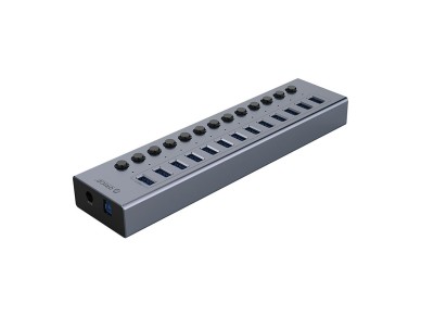 Orico BT2U3-13AB Hub 13x USB-A 3.0 with switches - gray