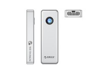 Orico OUM2-G20 M.2 NVME USB-C 3.2 20Gb/s Disk Drive - Silver