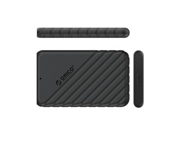 Cartucho de disco Orico 25PW1-U3 de 2,5" HDD/SSD USB 3.0 Micro-B de 5 Gb/s - Negro