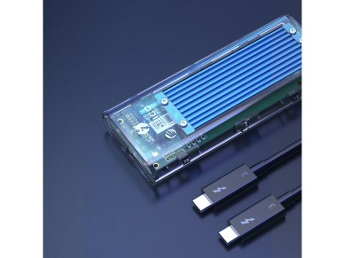 Unidade de disco Orico TCM2-C3 M.2 NVMe para USB-C 10Gb/s - Azul