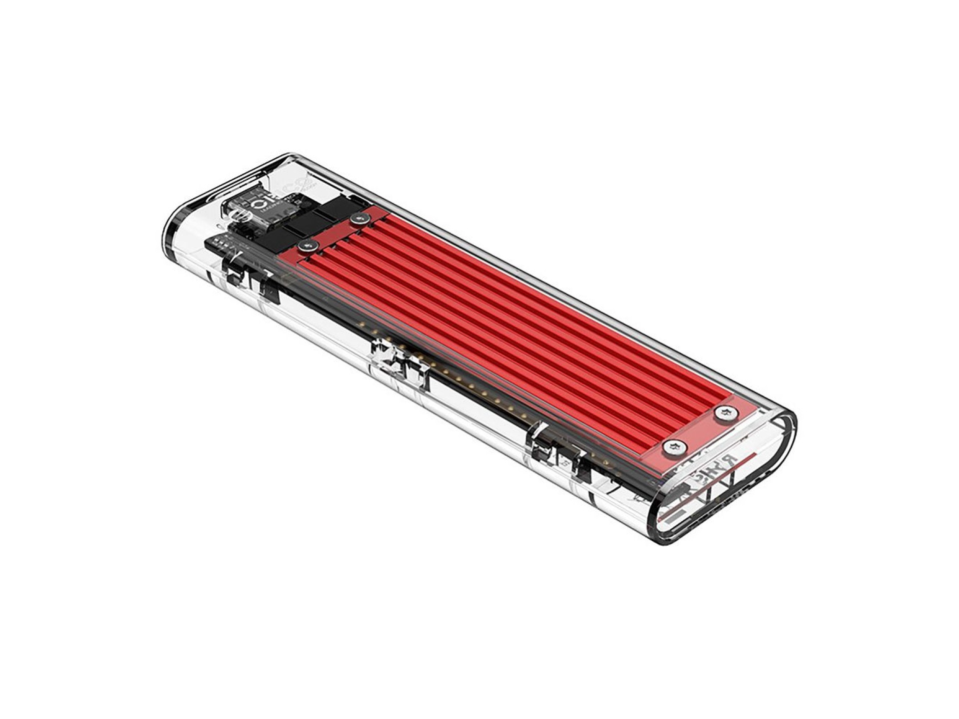 Unidade de disco Orico TCM2-C3 M.2 NVMe para USB-C 10Gb/s - Vermelha