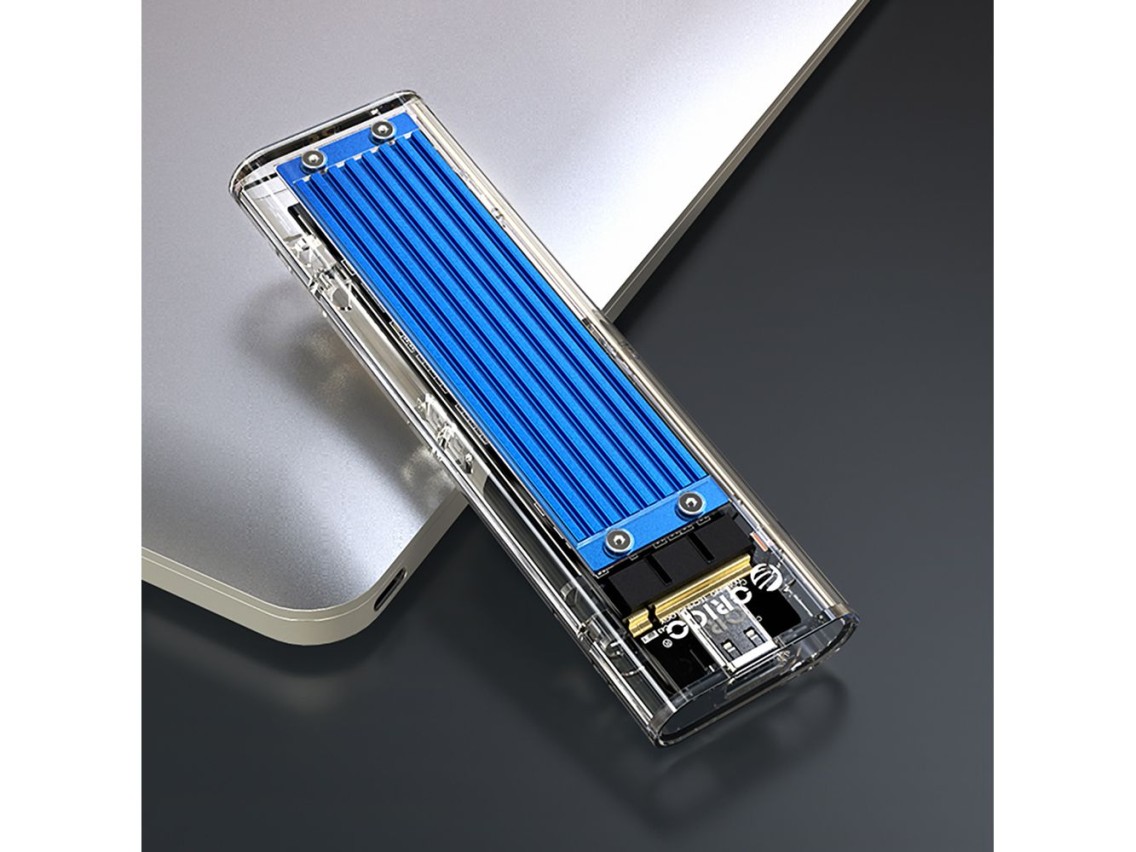 Unidade de disco Orico TCM2-C3 M.2 NVMe para USB-C 10Gb/s - Azul
