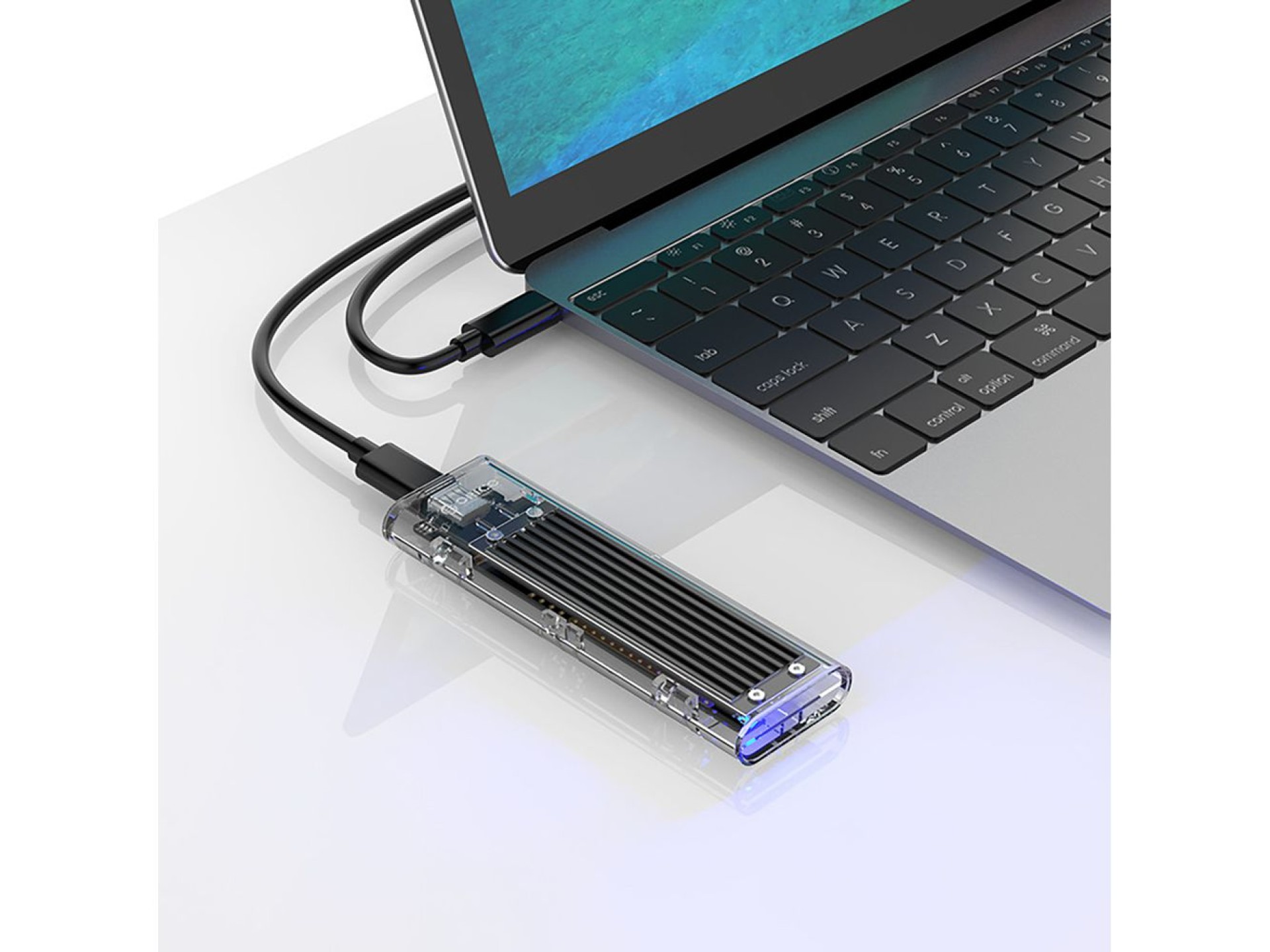 Orico TCM2-C3 M.2 NVME to USB-C 10Gb/s Disk Drive - Black
