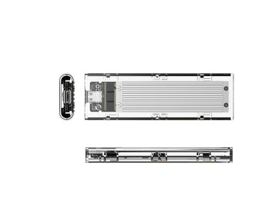 Unidad de disco Orico TCM2-C3 M.2 NVMe a USB-C de 10 Gb/s - Gris Unidad de disco Orico TCM2-C3 M.2 NVMe a USB-C de 10 Gb/s - Gris