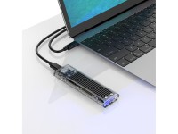 Orico TCM2-C3 M.2 NVME to USB-C 10Gb/s Disk Drive - Black Orico TCM2-C3 M.2 NVME to USB-C 10Gb/s Disk Drive - Black