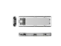 Unidad de disco Orico TCM2-C3 M.2 NVMe a USB-C de 10 Gb/s - Gris