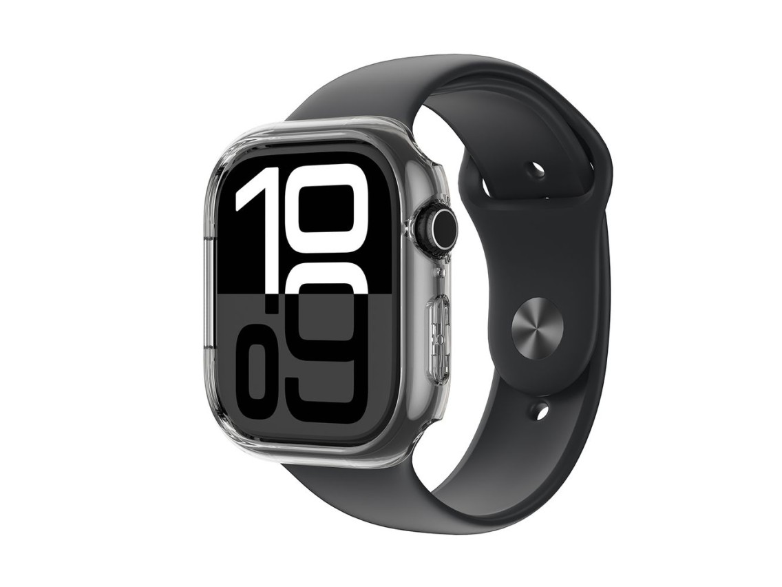 Capa minimalista AmazingThing para Apple Watch 46mm - Transparente