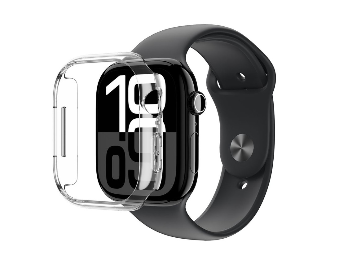 Capa minimalista AmazingThing para Apple Watch 42mm - Transparente