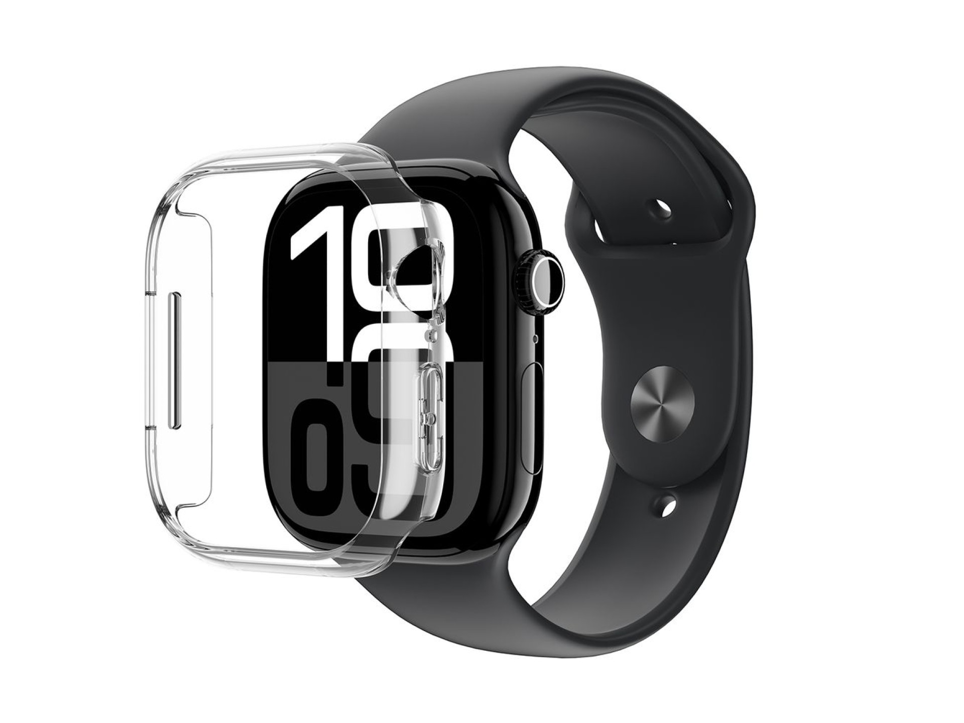 Capa minimalista AmazingThing para Apple Watch 42mm - Transparente