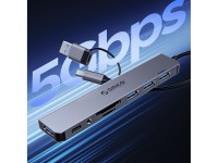 Orico YSA5-U3 USB-A/USB-C Hub Docking Station 3x USB-A 2.0 + 1x USB-A 3.0 - Gray Orico YSA5-U3 USB-A/USB-C Hub Docking Station 3x USB-A 2.0 + 1x USB-A 3.0 - Gray