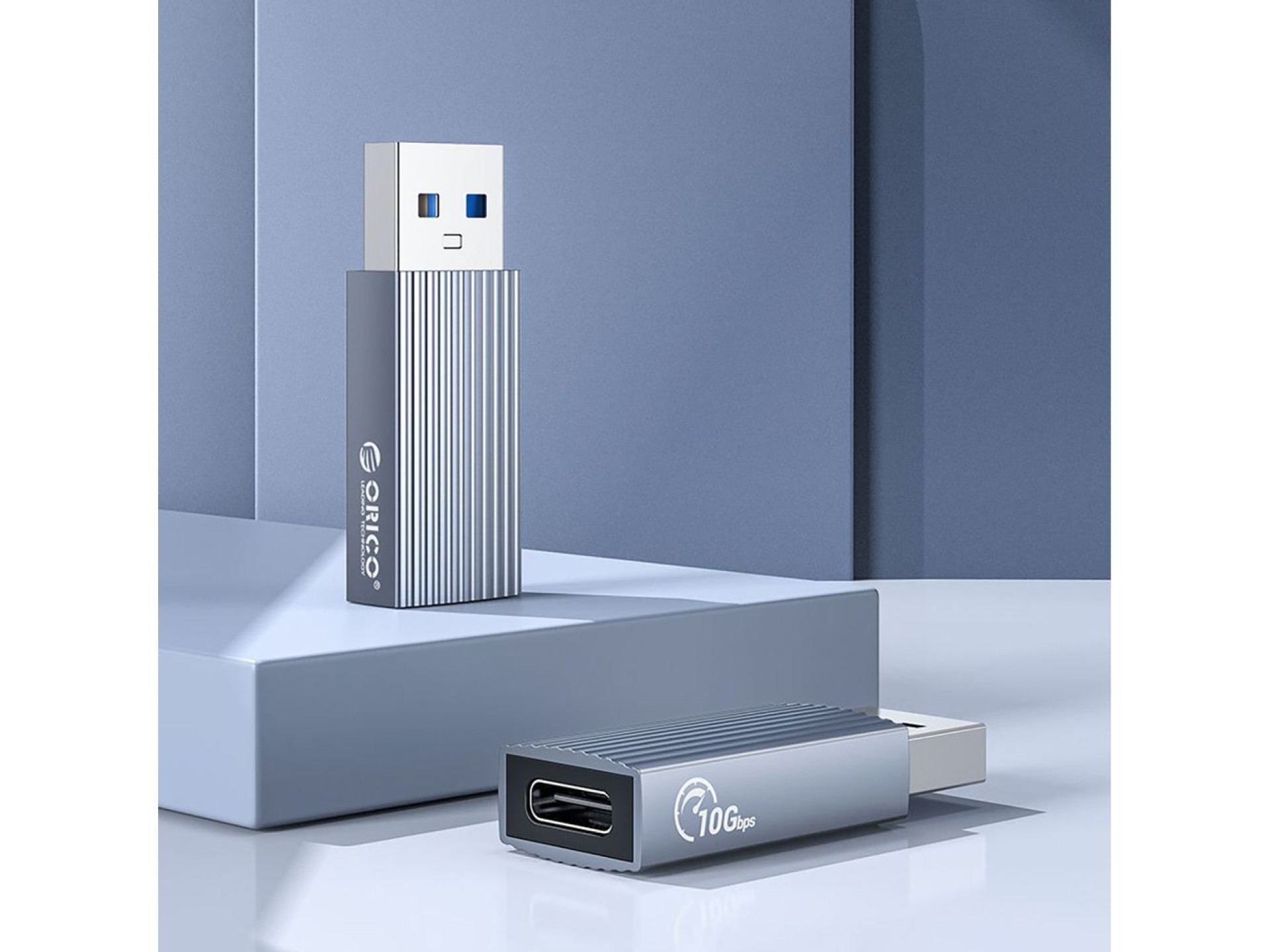 Adaptador Orico AH-AC10 USB-C a USB-A 3.1 - Gris