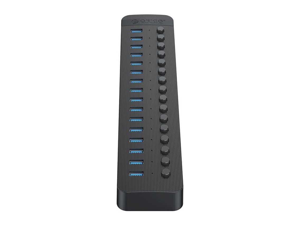 Orico CT2U3-16AB 16x USB-A 3.0 Hub with Switches - Black