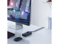 Hub Orico CT2U3-13AB com 13 portas USB-A 3.0 e interruptores - Preto