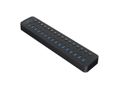 Orico CT2U3-16AB 16x USB-A 3.0 Hub with Switches - Black
