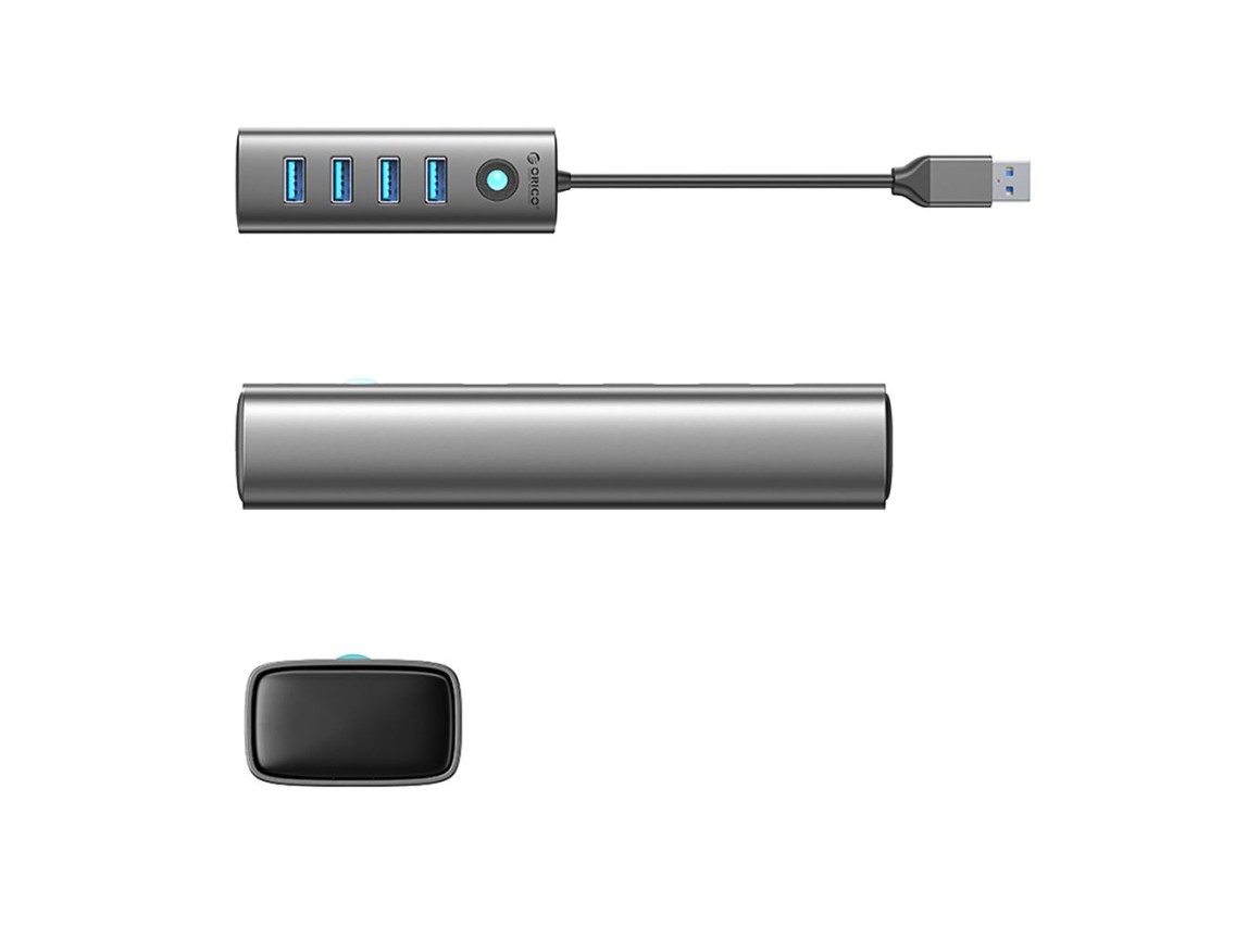 Orico PDD4U-U3 Hub 4x USB-A 3.0 - Gray
