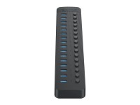 Orico CT2U3-16AB 16x USB-A 3.0 Hub with Switches - Black Orico CT2U3-16AB 16x USB-A 3.0 Hub with Switches - Black